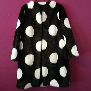 Faux fur coat